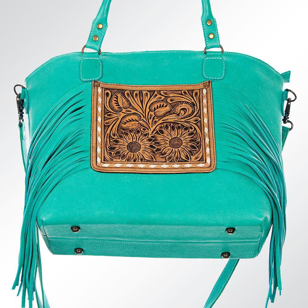 American Darling Hand-Tooled Leather Tote