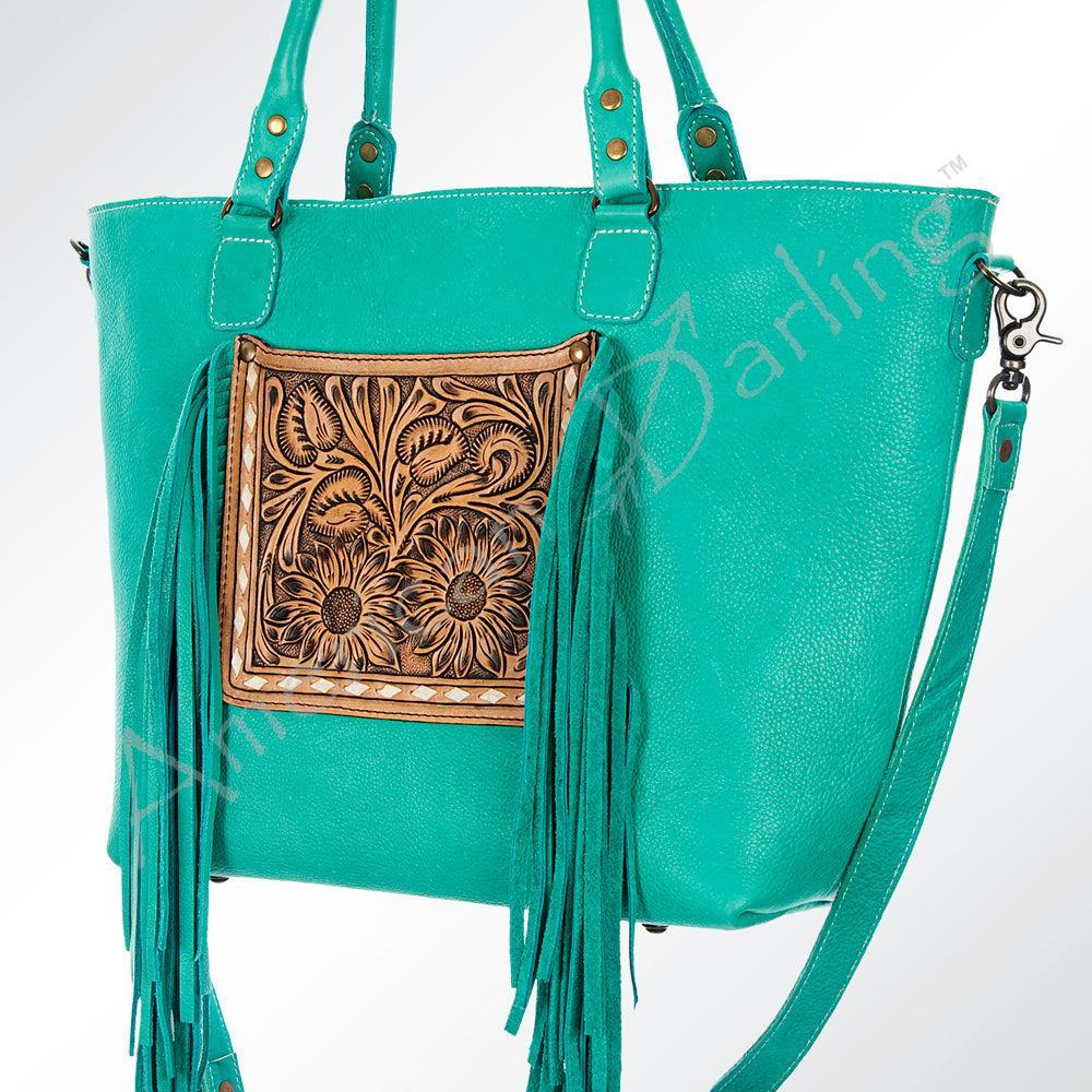 American Darling Hand-Tooled Leather Tote