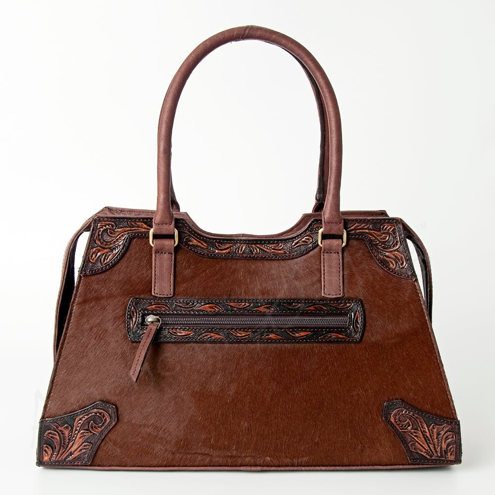 American Darling Tote Hand Tooled Genuine Leather