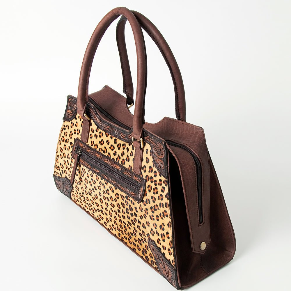 American Darling Tote Hand Tooled Genuine Leather