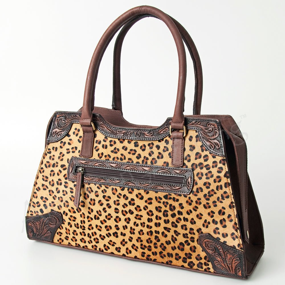 American Darling Tote Hand Tooled Genuine Leather