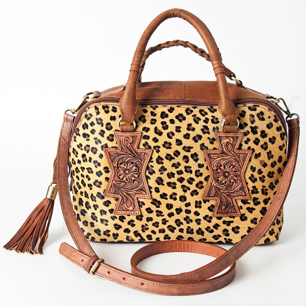 American Darling Tote Hand Tooled Genuine Leather