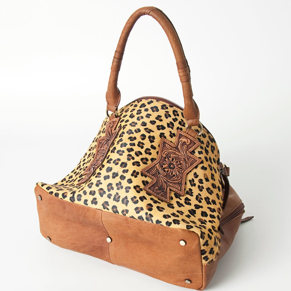 American Darling Tote Hand Tooled Genuine Leather