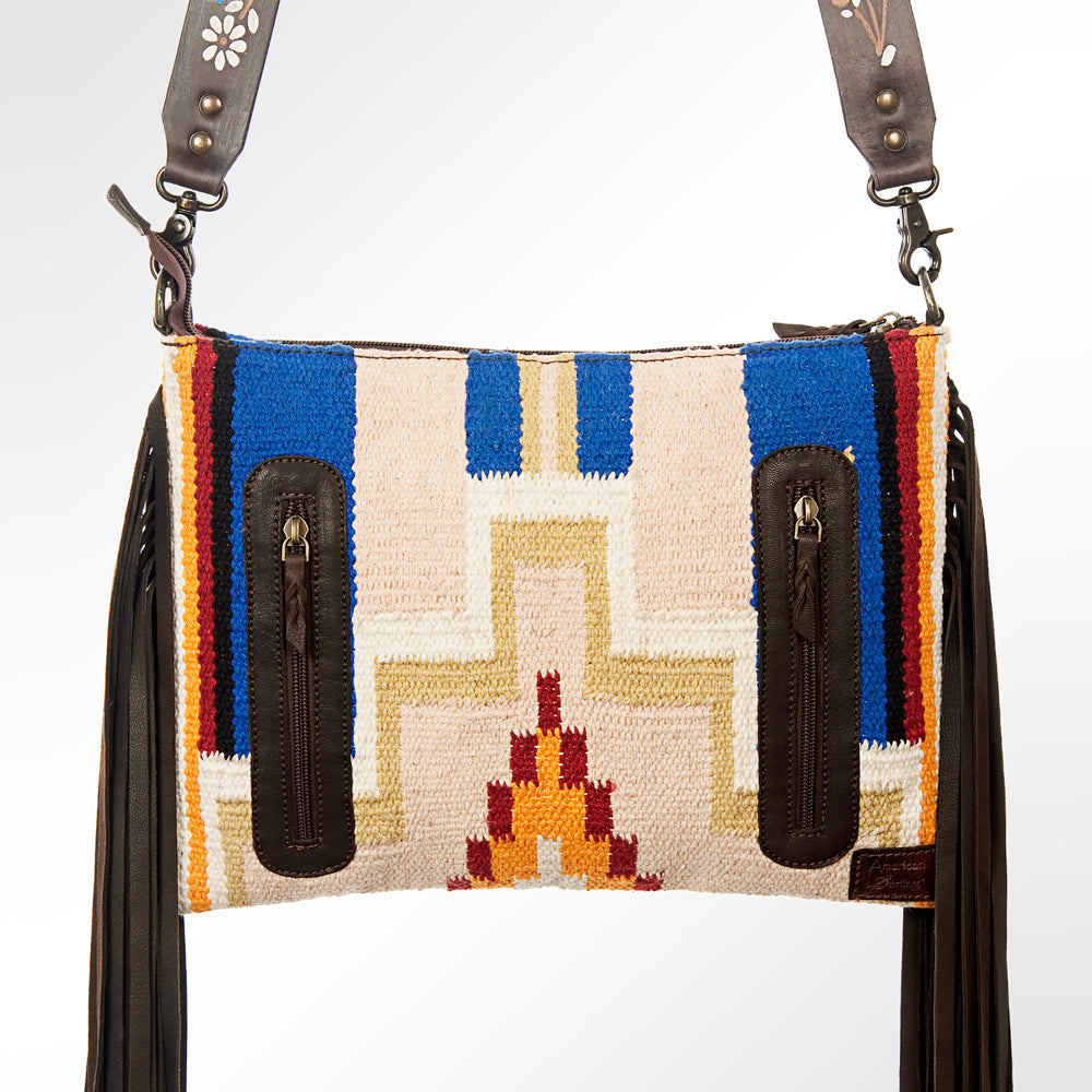 American Darling Saddle Blanket Leather Crossbody Bag