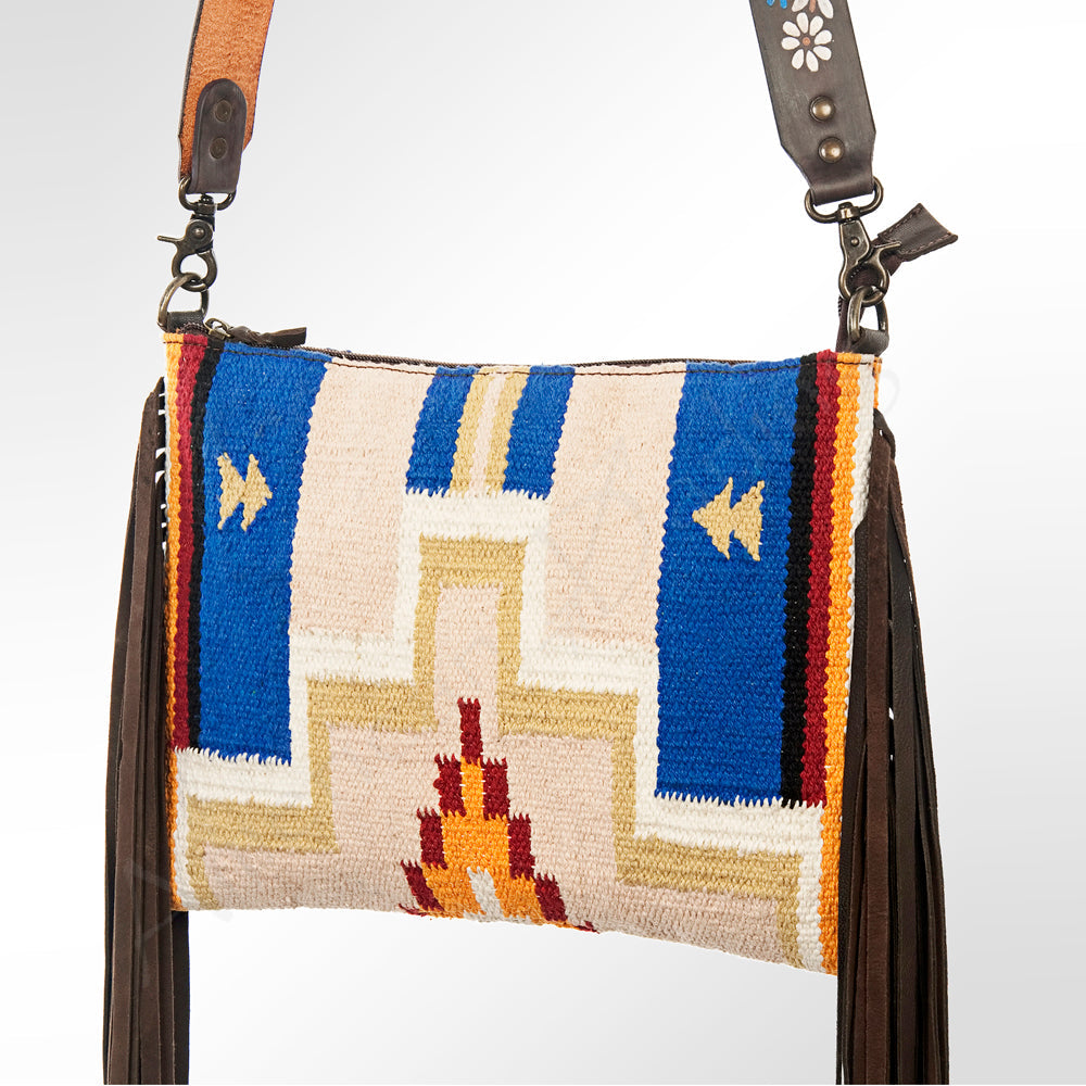 American Darling Saddle Blanket Leather Crossbody Bag
