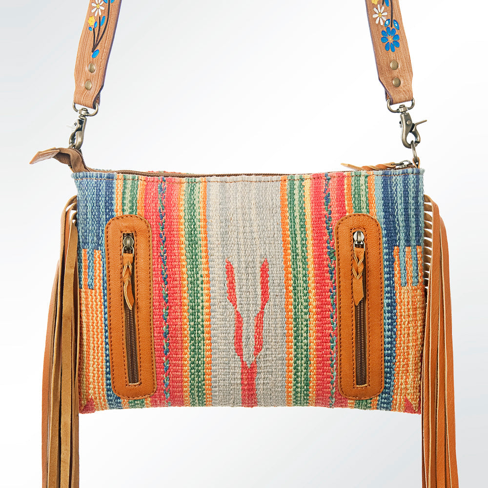 American Darling Saddle Blanket Leather Crossbody Bag