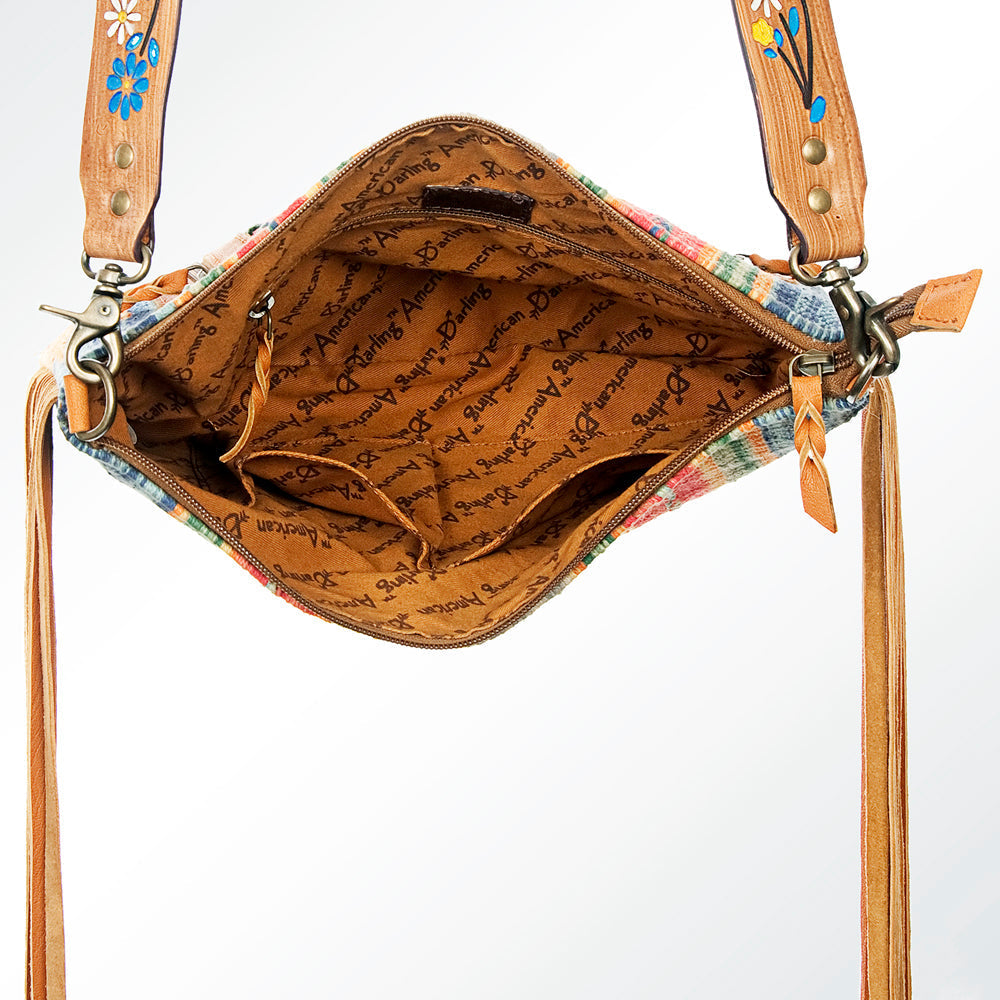 American Darling Saddle Blanket Leather Crossbody Bag