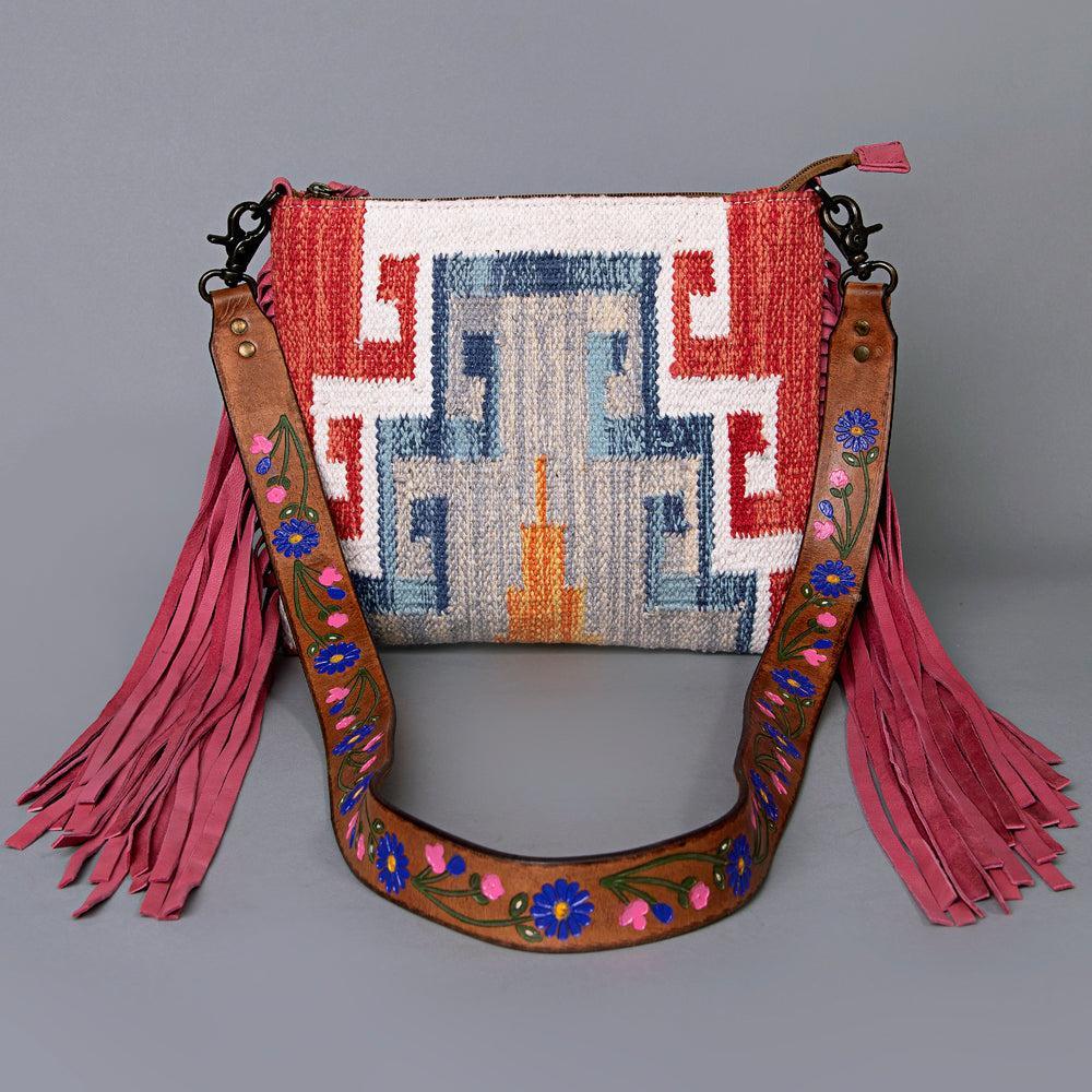 American Darling Saddle Blanket Leather Crossbody Bag