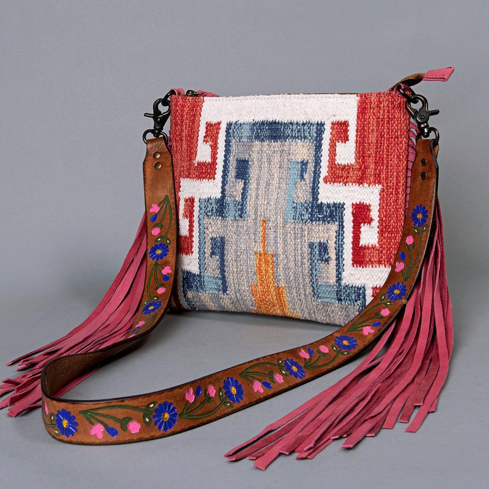 American Darling Saddle Blanket Leather Crossbody Bag