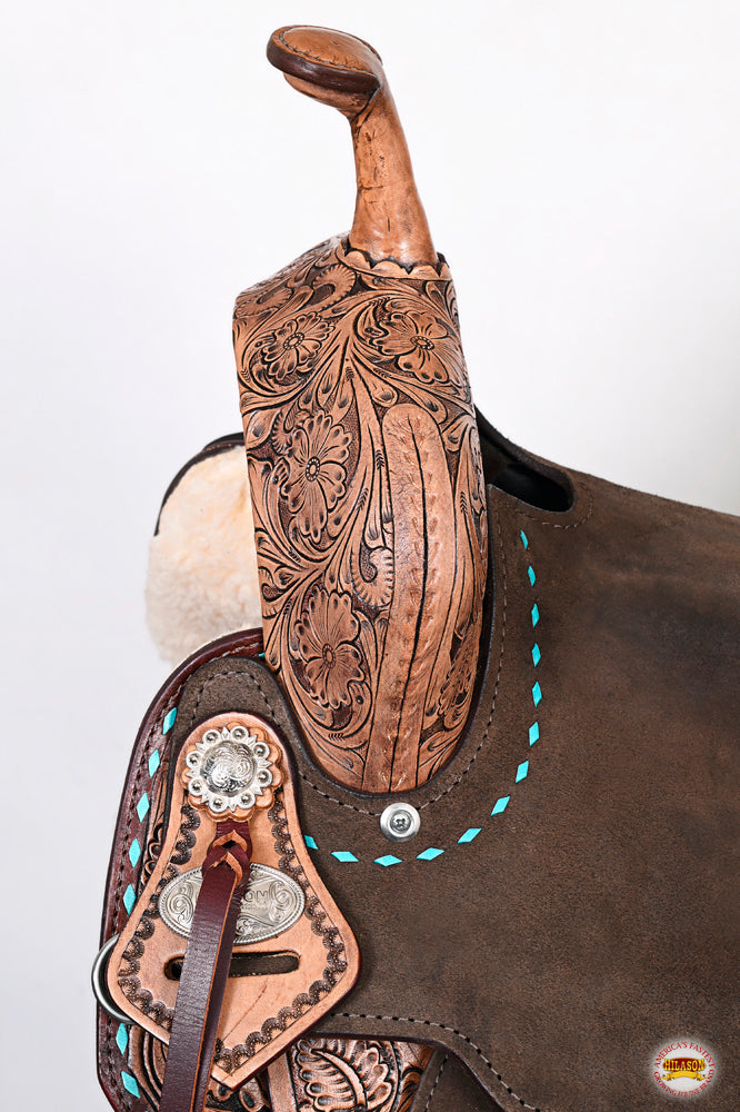 Hilason Weatherproof Flex-Tree Western Leather Saddle