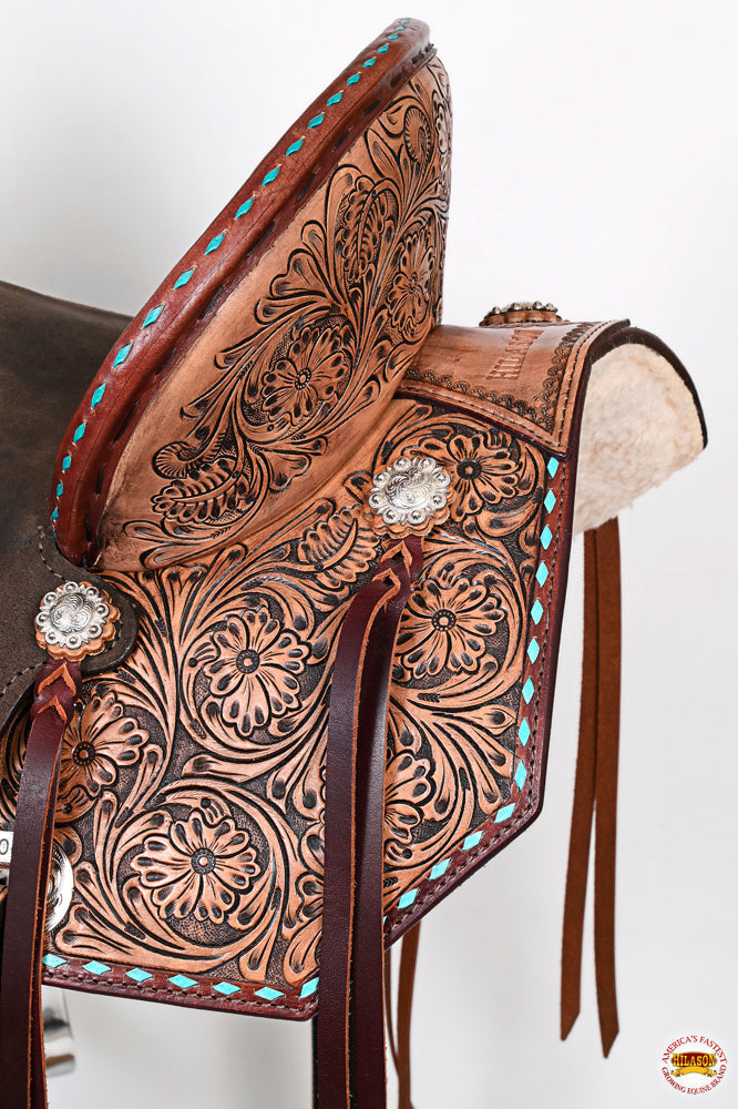 Hilason Weatherproof Flex-Tree Western Leather Saddle