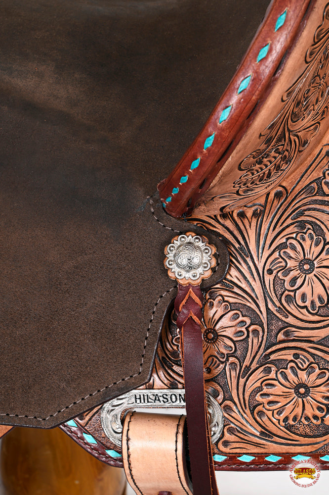Hilason Weatherproof Flex-Tree Western Leather Saddle