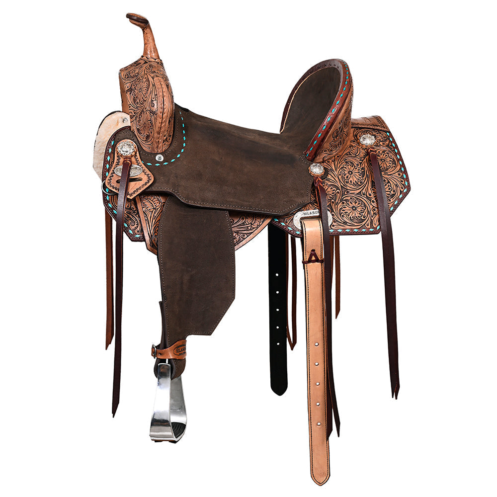 Hilason Weatherproof Flex-Tree Western Leather Saddle