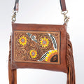 American Darling Hand-Tooled Genuine Leather Crossbody Bag