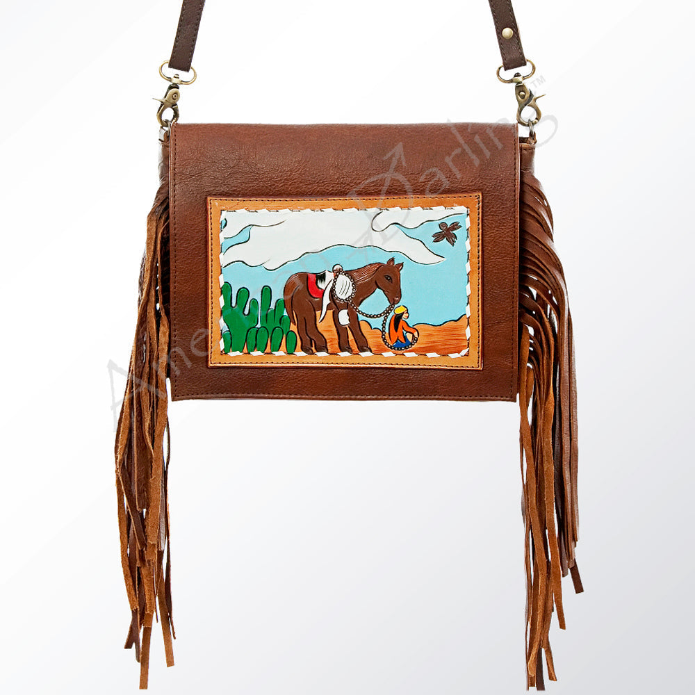 American Darling Genuine Leather Crossbody Bag