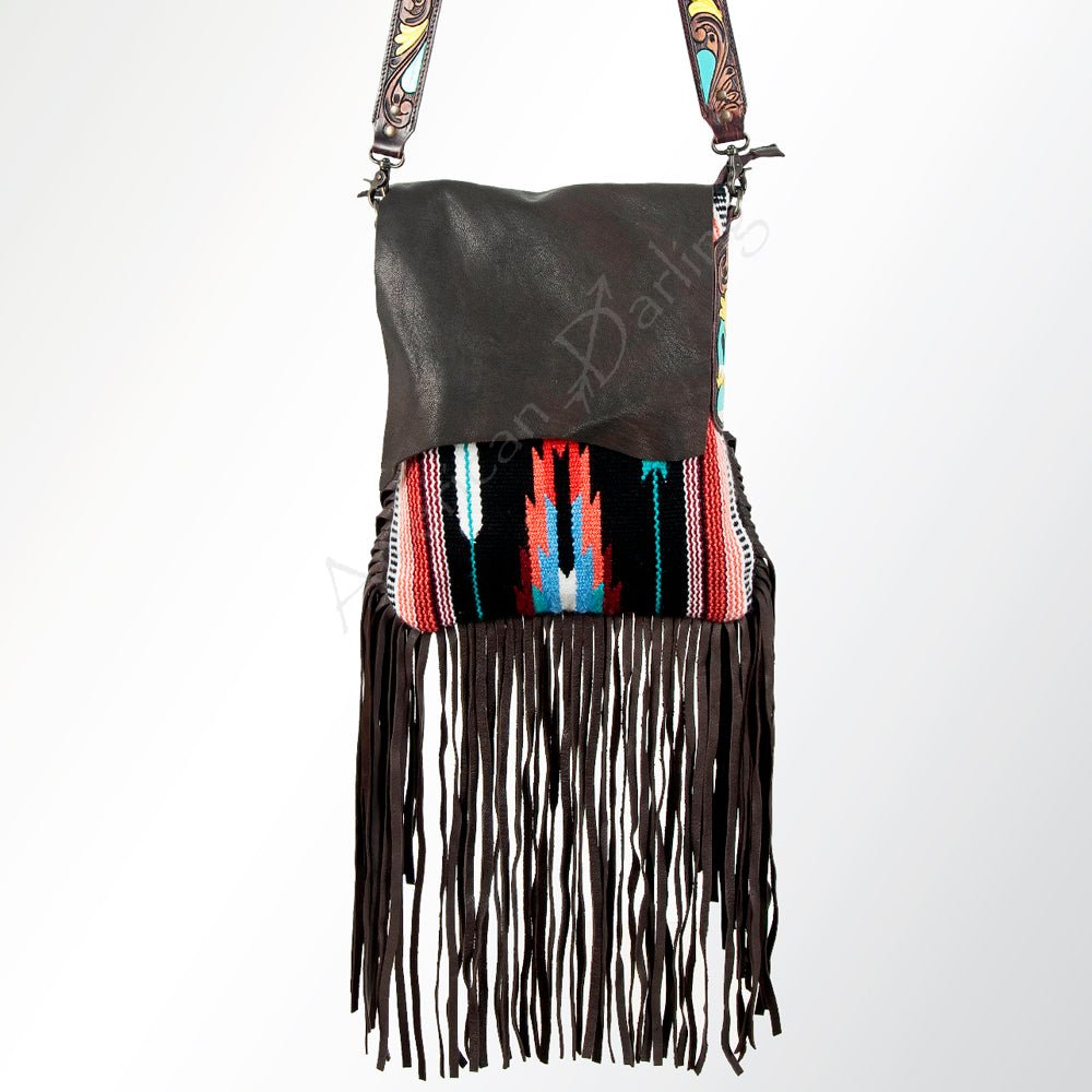 American Darling Messenger Saddle Blanket Genuine Leather