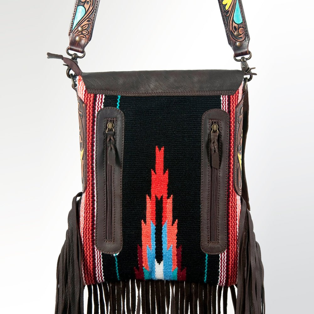 American Darling Messenger Saddle Blanket Genuine Leather