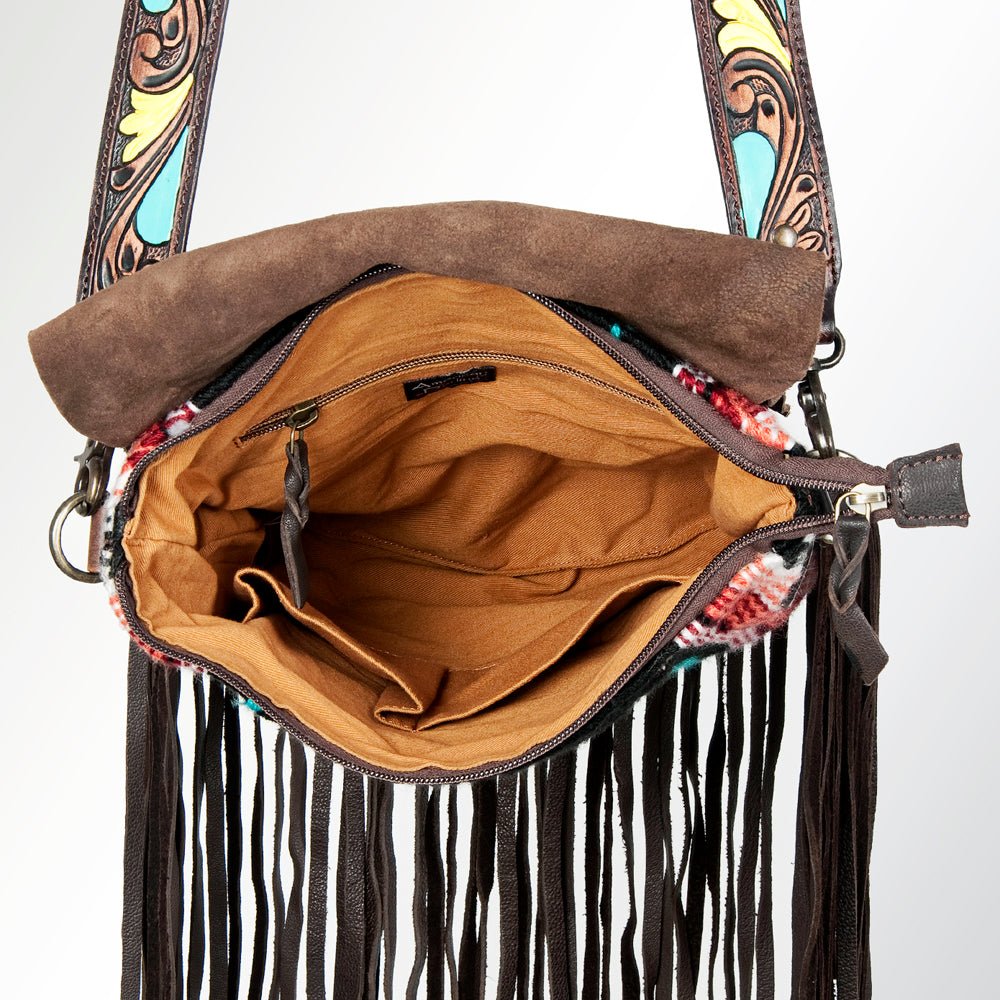 American Darling Messenger Saddle Blanket Genuine Leather