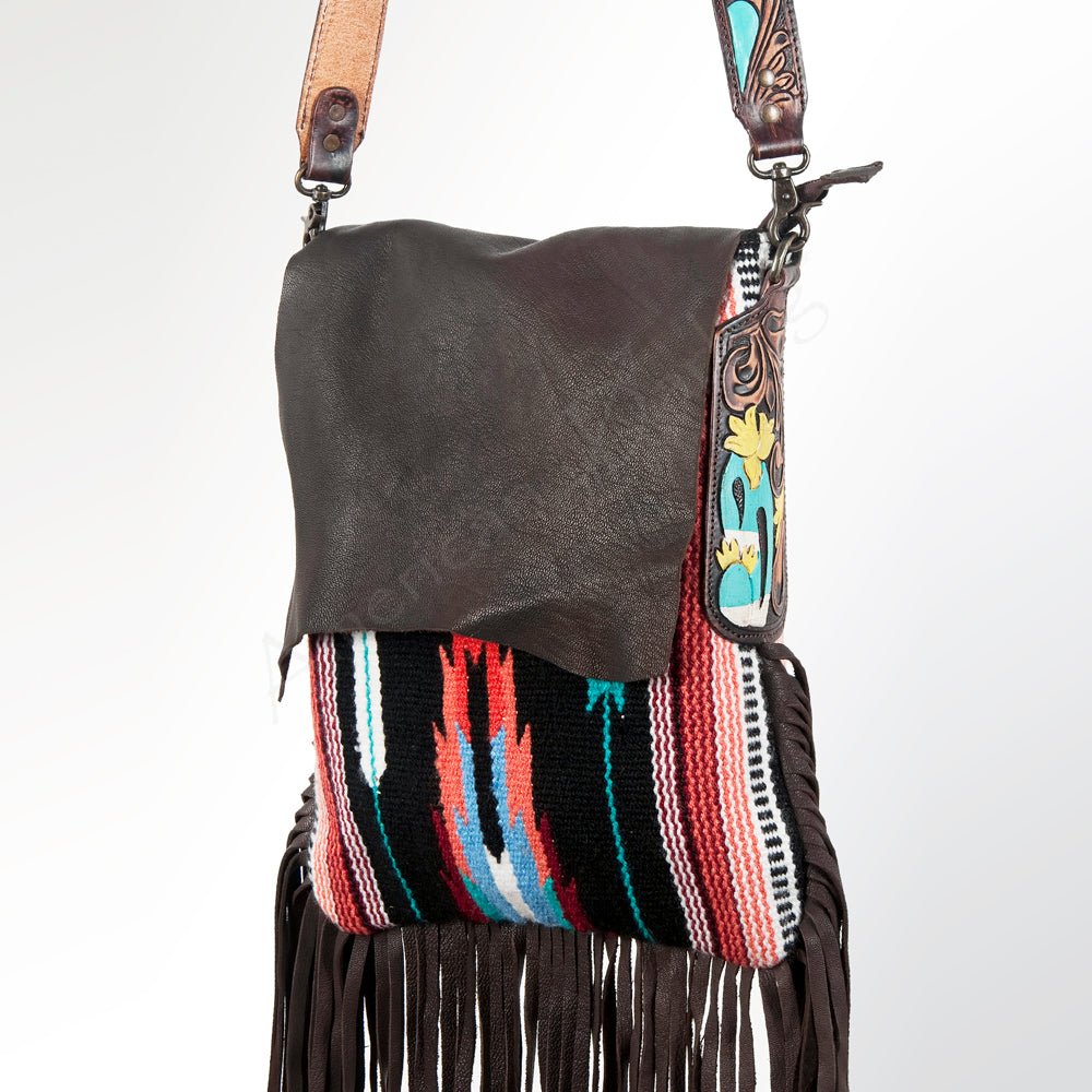 American Darling Messenger Saddle Blanket Genuine Leather