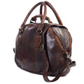 Spaghetti Western Tote Vintage Handmade Drum Dyed Genuine European Cowhide Leather