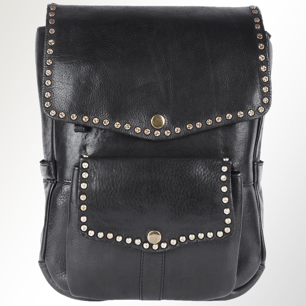Spaghetti Western Tote Vintage Handmade Drum Dyed Genuine European Cowhide Leather