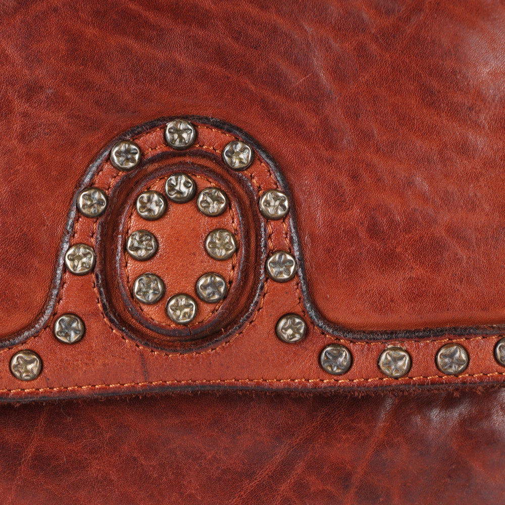 Spaghetti Western Envelope Vintage Handmade Drum Dyed Genuine European Cowhide Leather