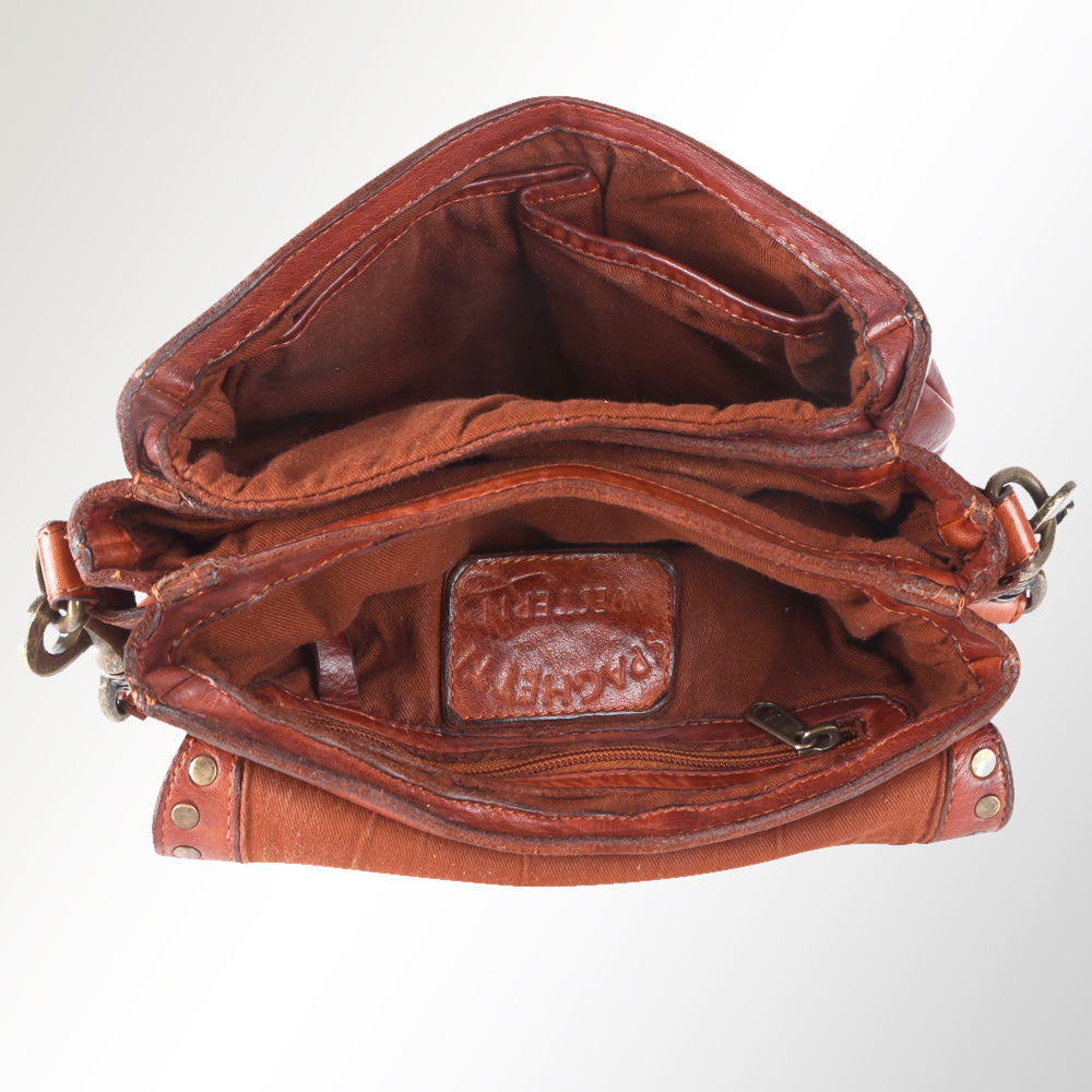 Spaghetti Western Envelope Vintage Handmade Drum Dyed Genuine European Cowhide Leather