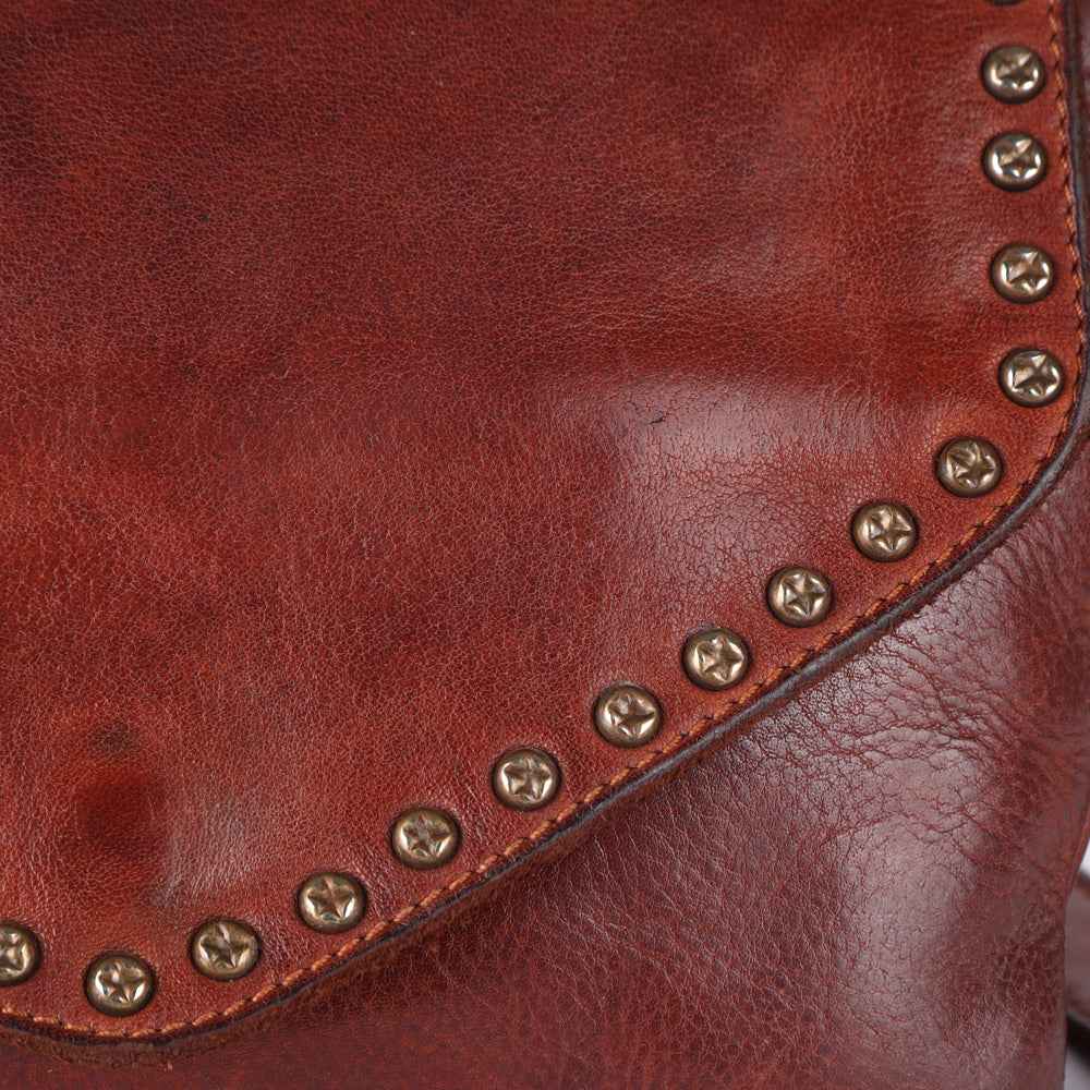 Spaghetti Western Envelope Vintage Handmade Drum Dyed Genuine European Cowhide Leather