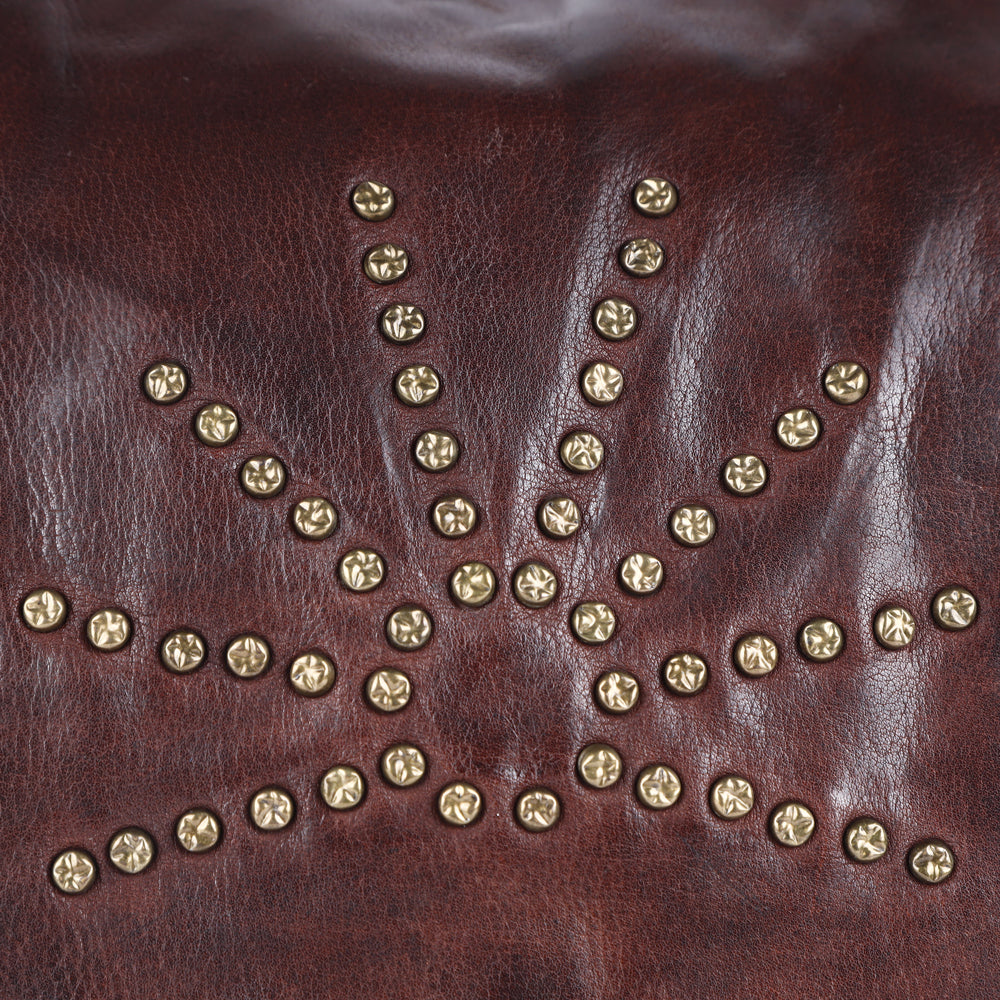 Spaghetti Western Crossbody Vintage Handmade Drum Dyed Genuine European Cowhide Leather