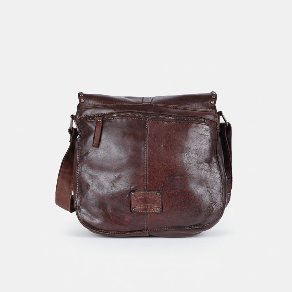 Spaghetti Western Swc157Acg Cross Body I Vintage Handmade Drum Dyed Genuine European Cowhide Leather Women Bag Western Handbag Purse