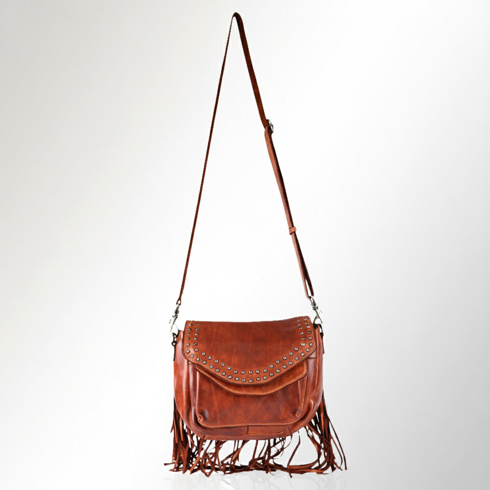 Spaghetti Western Swc164Atan Cross Body I Vintage Handmade Drum Dyed Genuine European Cowhide Leather Women Bag Western Handbag Purse