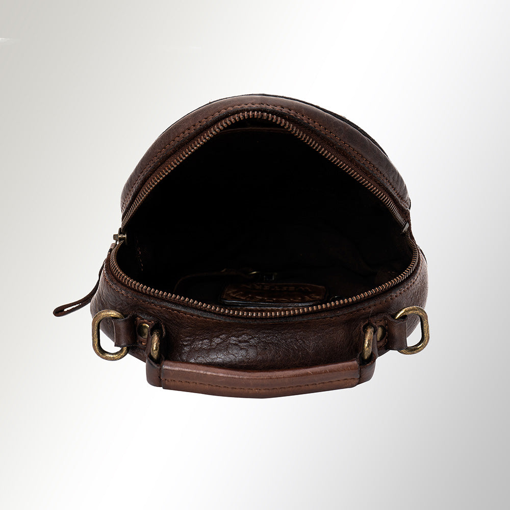 Spaghetti Western Canteen Vintage Handmade Drum Dyed Genuine European Cowhide Leather