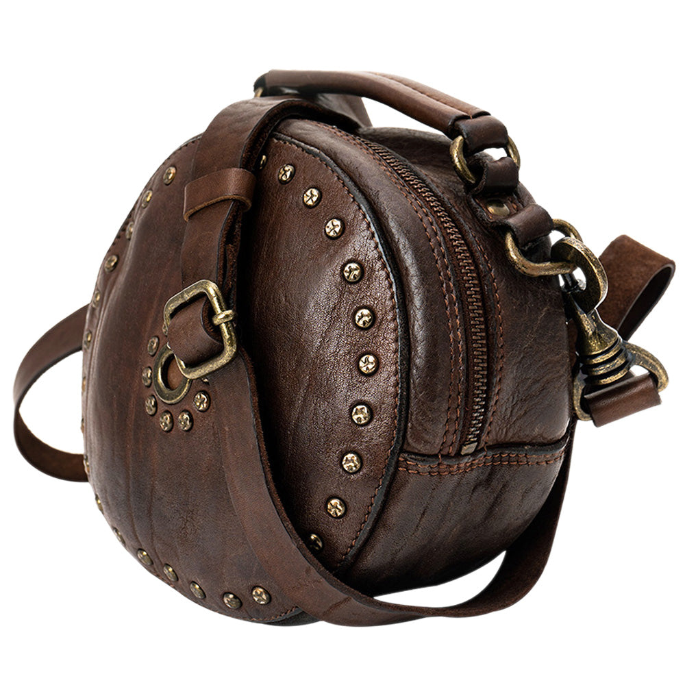 Spaghetti Western Canteen Vintage Handmade Drum Dyed Genuine European Cowhide Leather