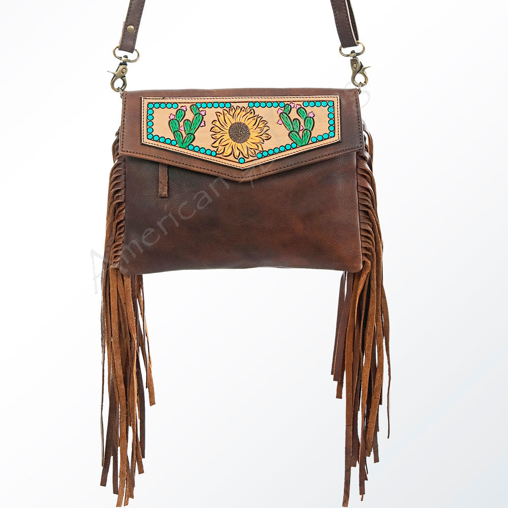 American Darling Hand-Tooled Genuine Leather Clutch