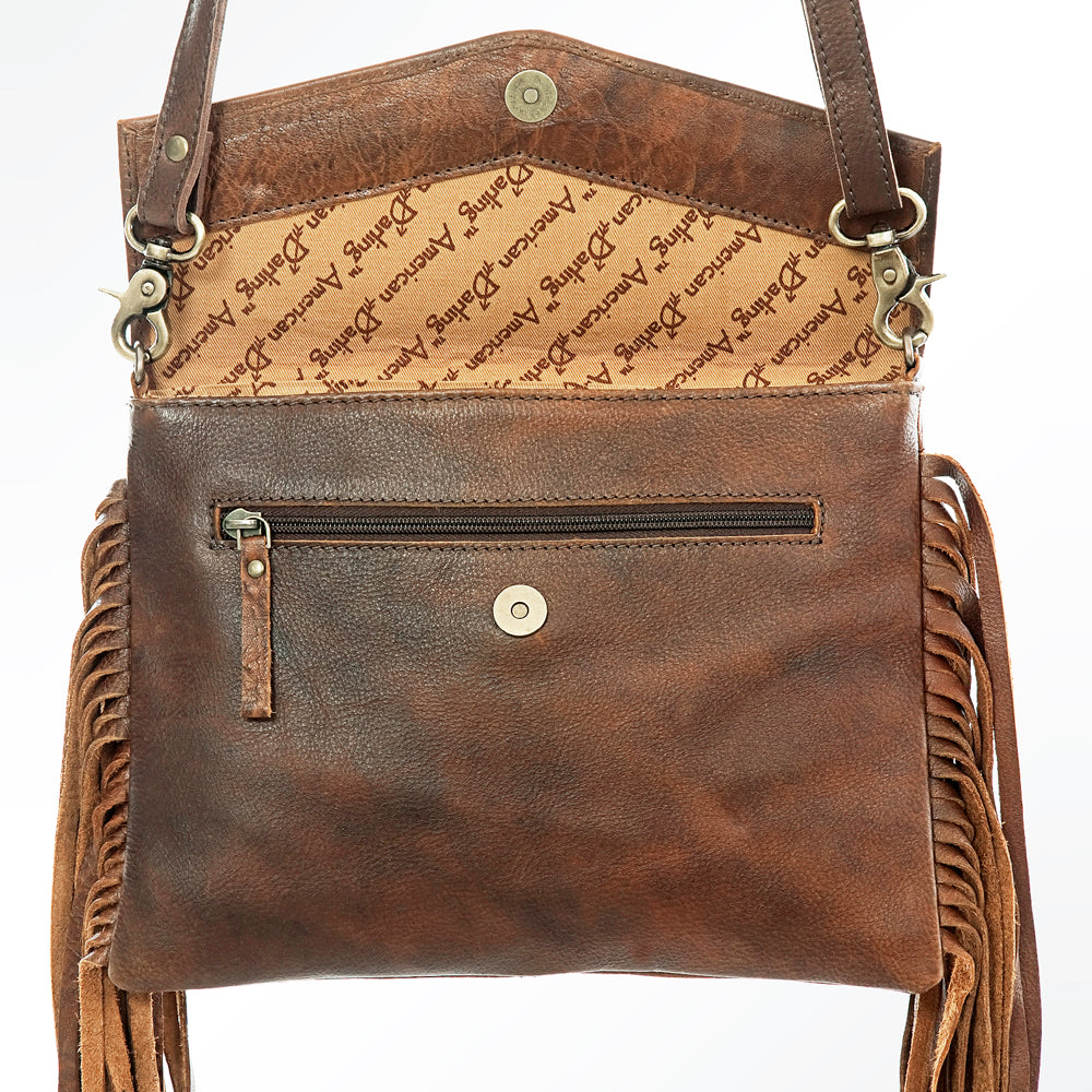 American Darling Hand-Tooled Genuine Leather Clutch