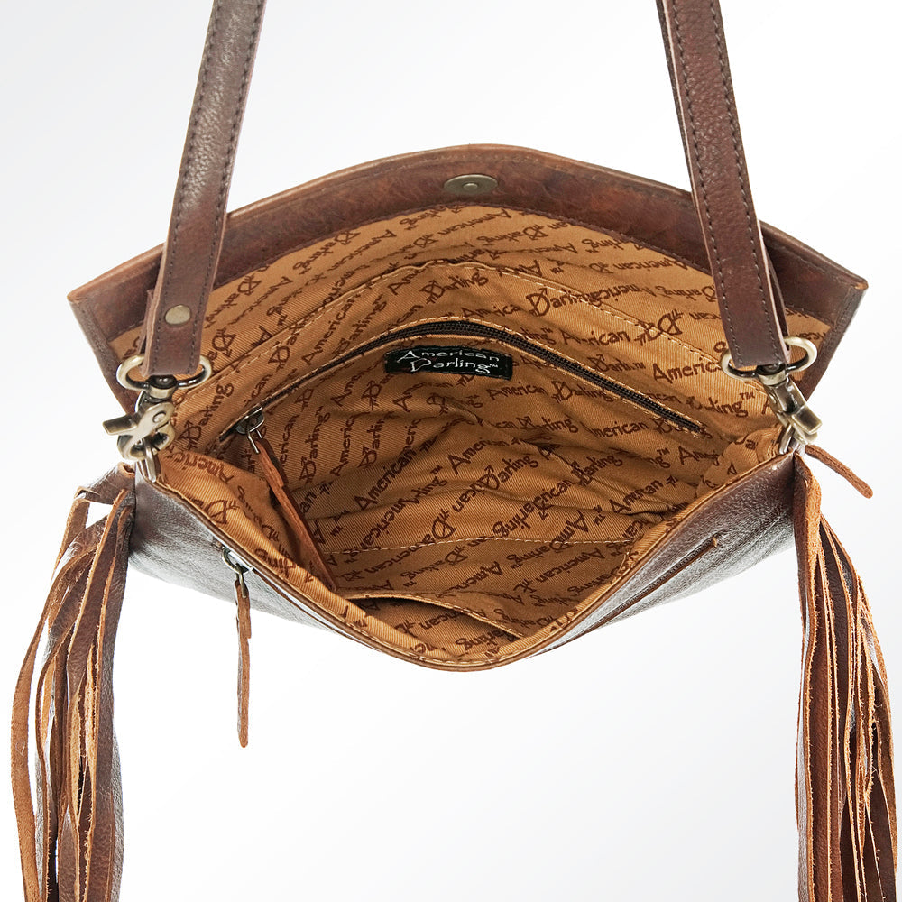 American Darling Hand-Tooled Genuine Leather Clutch