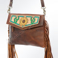 American Darling Hand-Tooled Genuine Leather Clutch