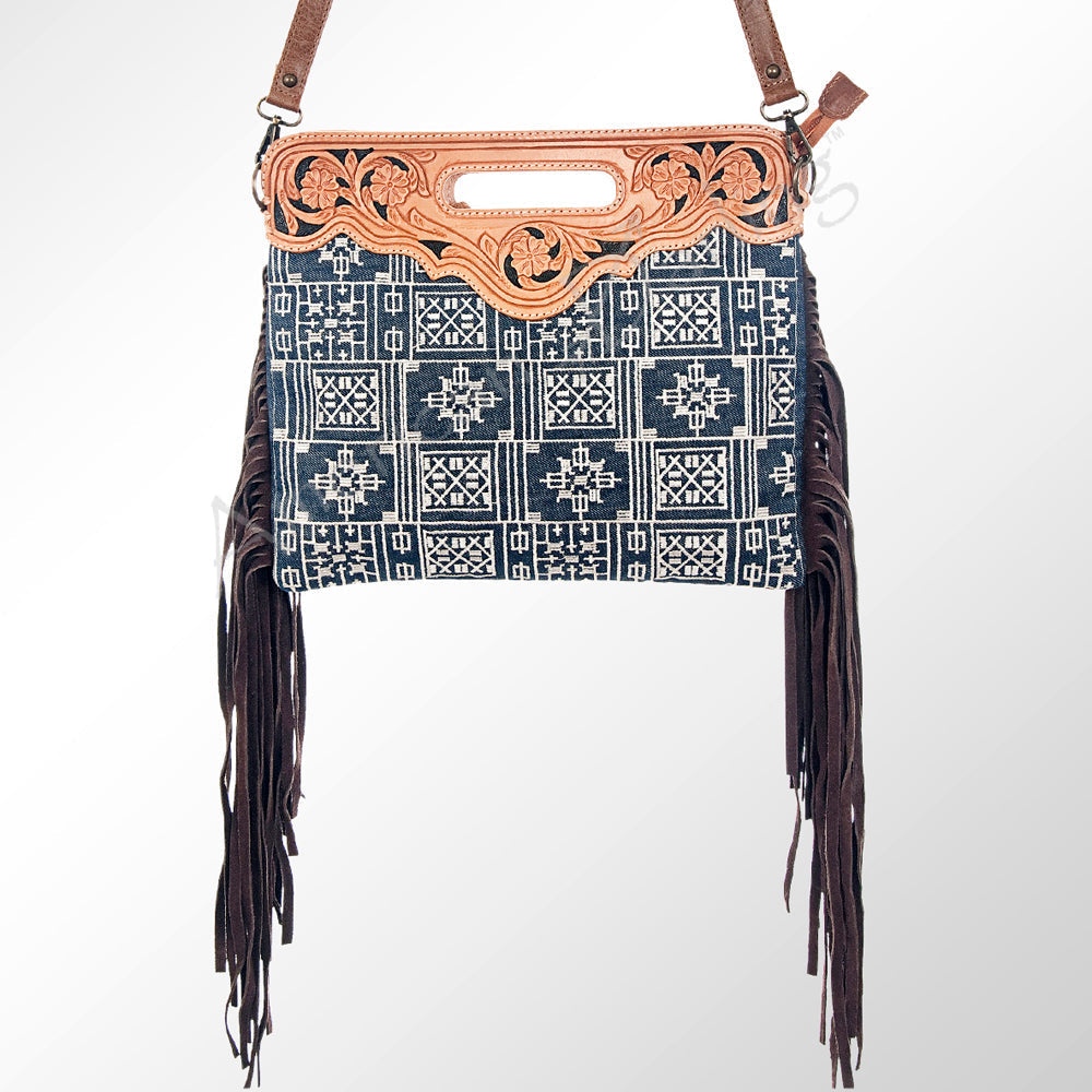 American Darling Hand Tooled Genuine Leather