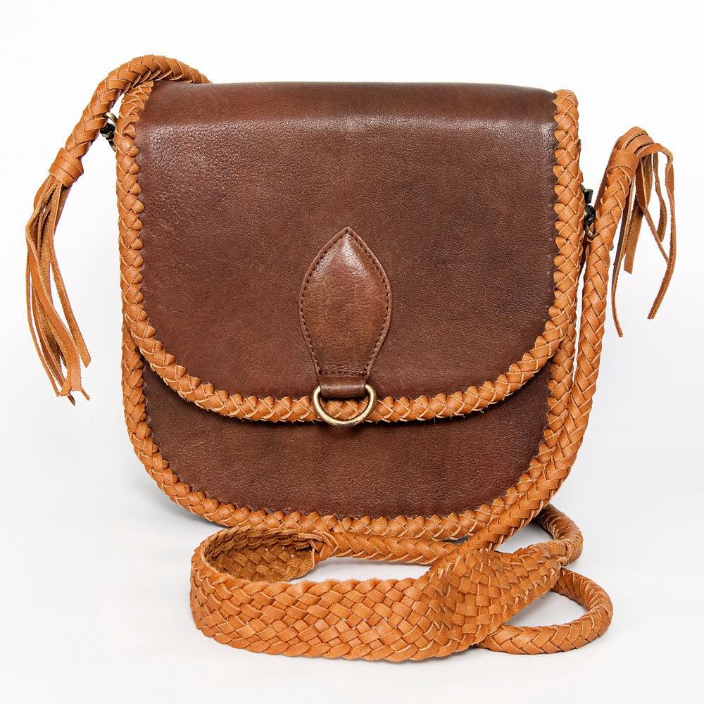 American Darling Genuine Leather Fringe Crossbody Bag