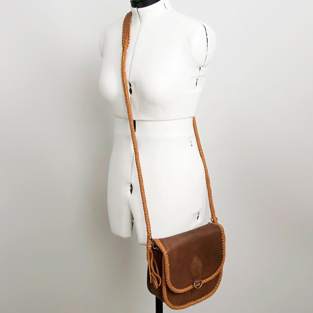 American Darling Genuine Leather Fringe Crossbody Bag