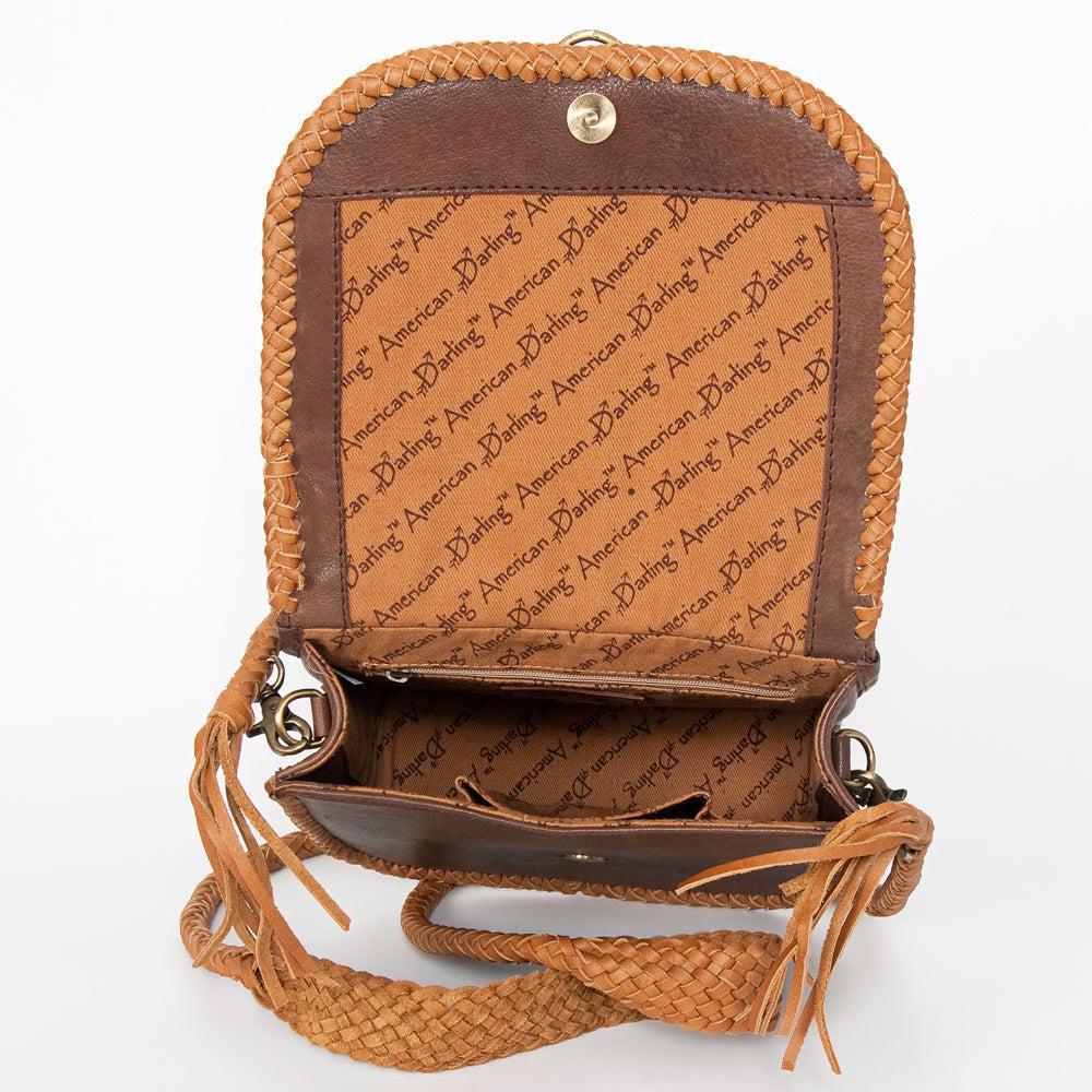 American Darling Genuine Leather Fringe Crossbody Bag