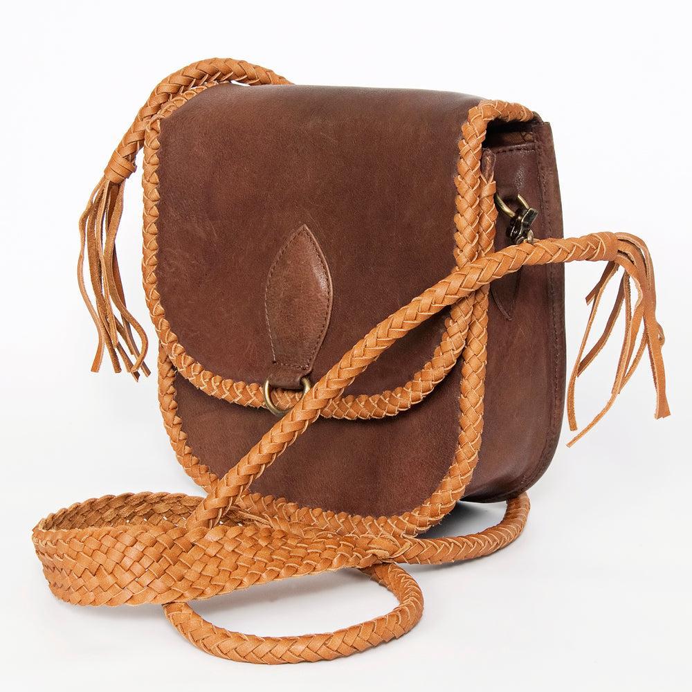 American Darling Genuine Leather Fringe Crossbody Bag