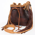 American Darling Genuine Leather Bucket Bag