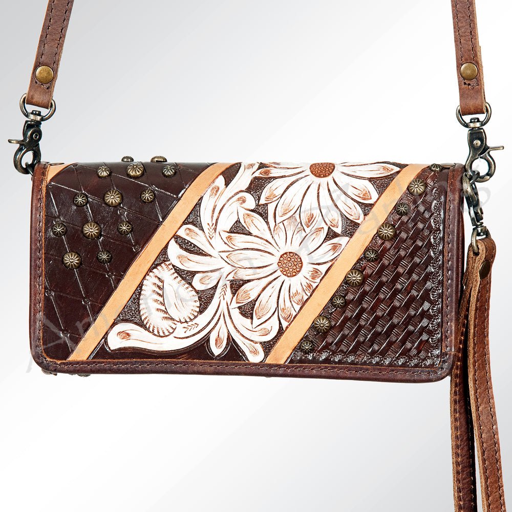 American Darling Hand-Tooled Genuine Leather Wallet