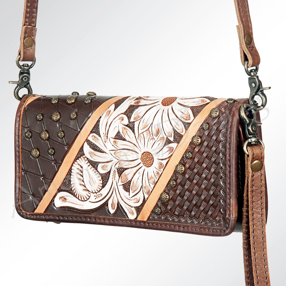 American Darling Hand-Tooled Genuine Leather Wallet