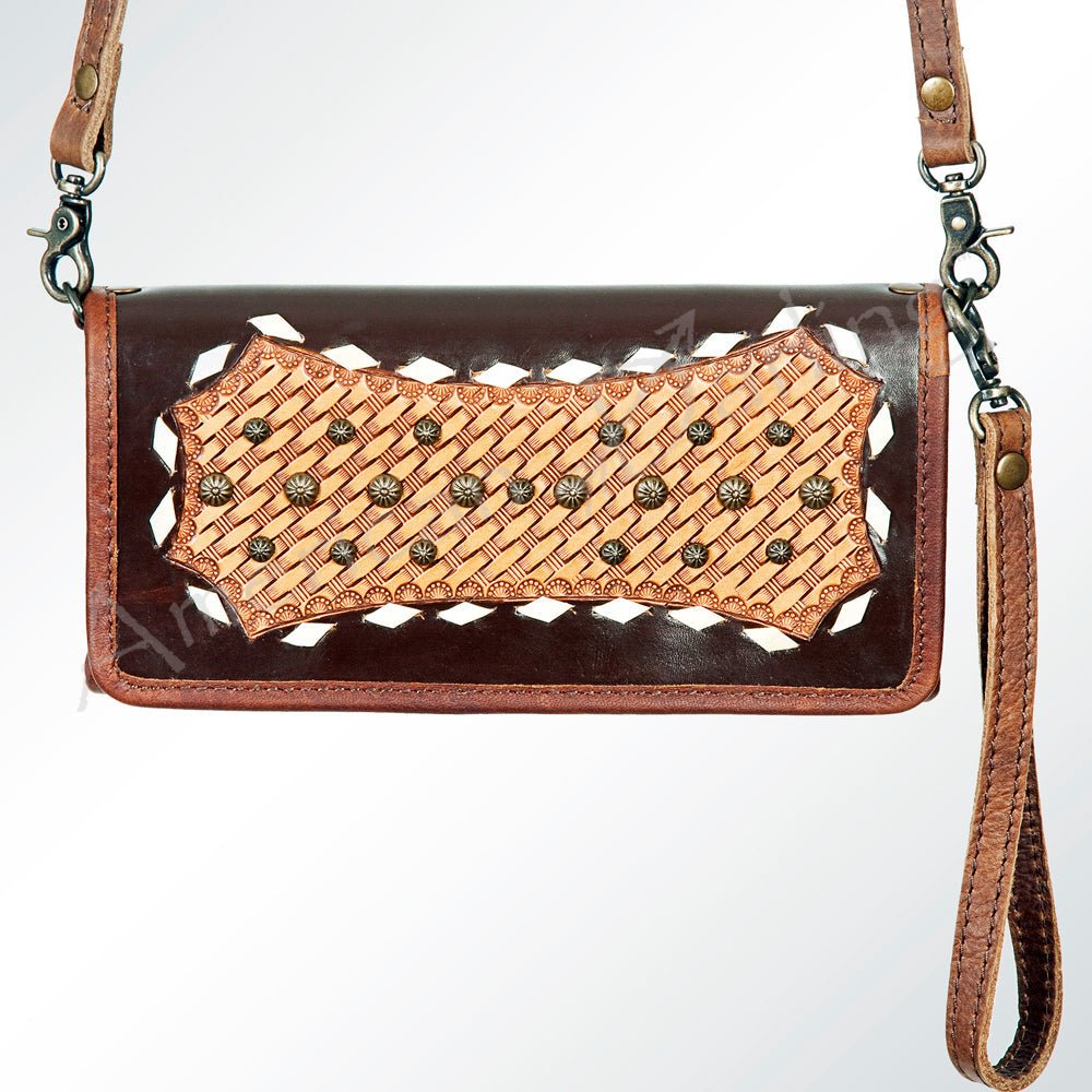American Darling Hand-Tooled Genuine Leather Wallet