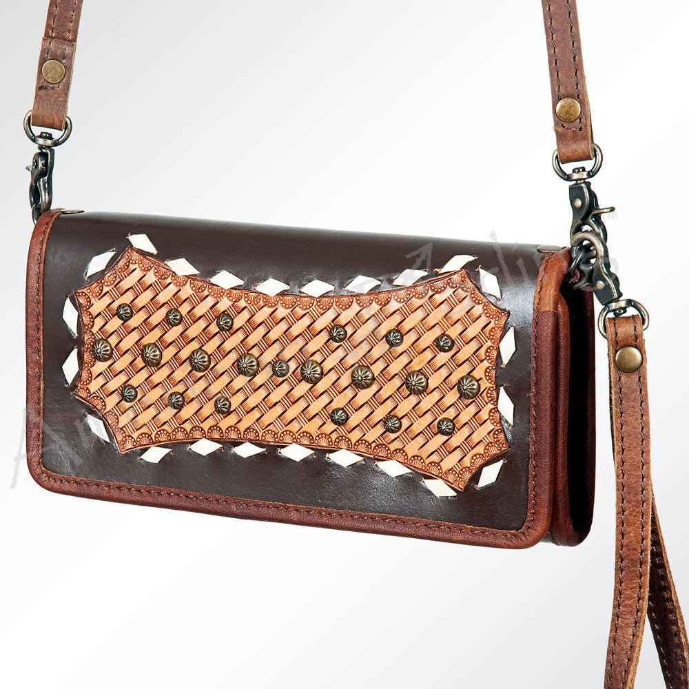 American Darling Hand-Tooled Genuine Leather Wallet