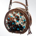 American Darling Hair-On Genuine Leather Canteen Bag
