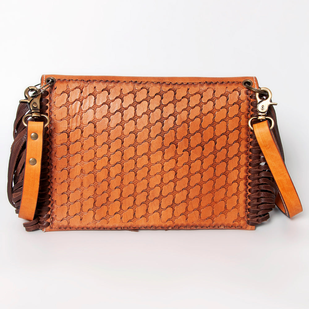 American Darling Envelope Hand Tooled Genuine Leather
