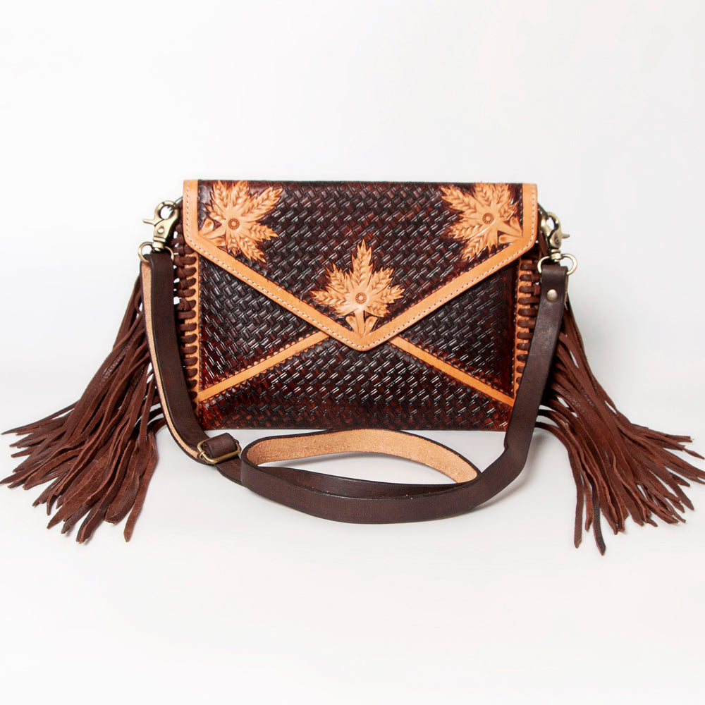 American Darling Envelope Hand Tooled Genuine Leather